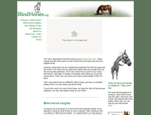 Tablet Screenshot of blindhorses.org
